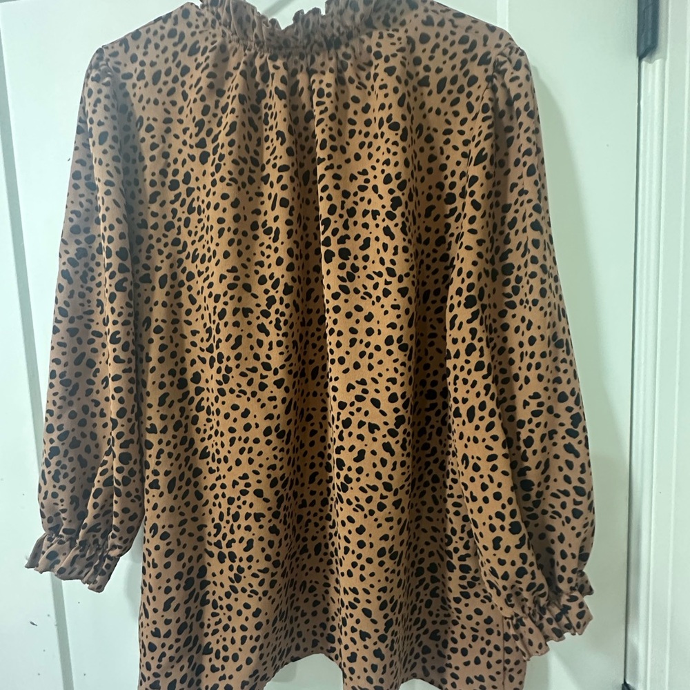 Leopard Print Women's Top